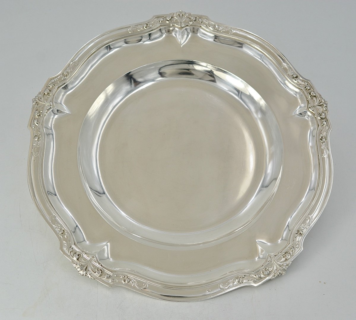 Plat De Présentation Argent France XIXe Siècle