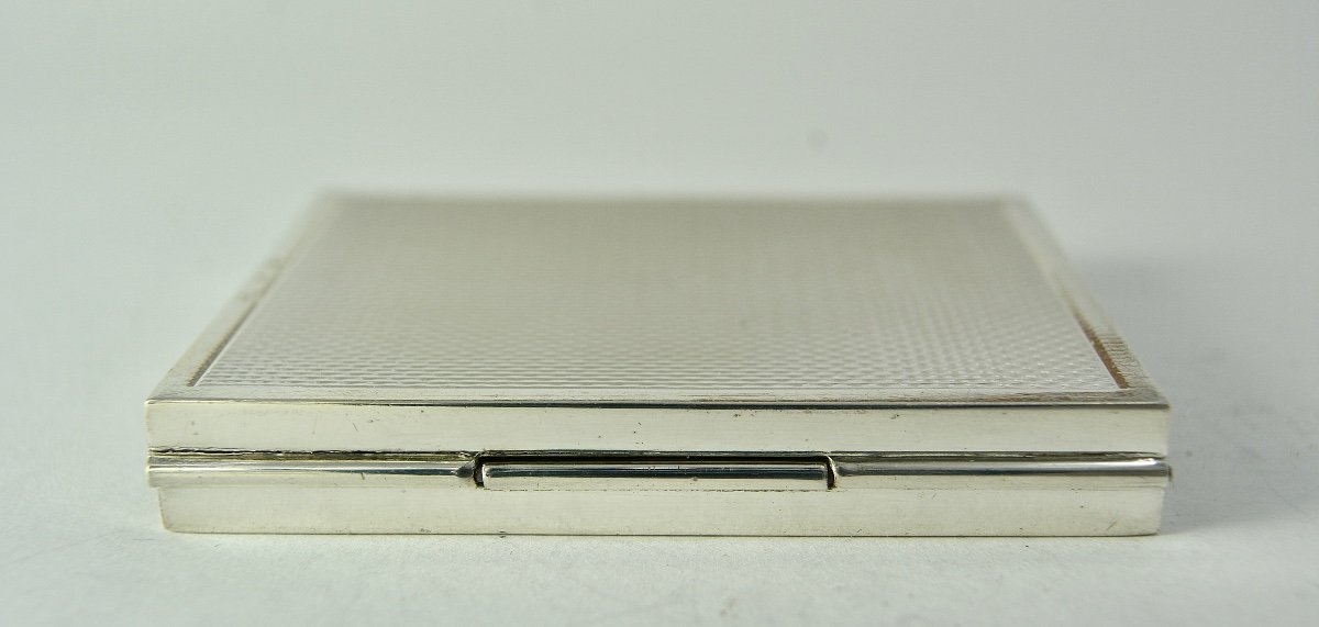 Pocket Photo Holder In Silver, European Work From The 20th Century -photo-4