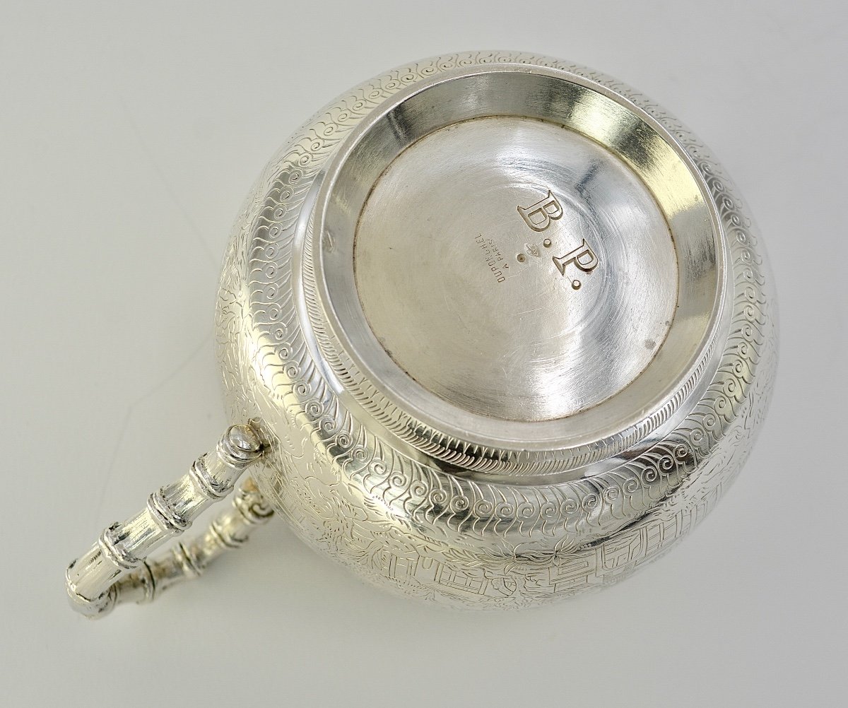 Pot à Lait En Argent, Par Duponchel Orfevre, Vers 1850-photo-2