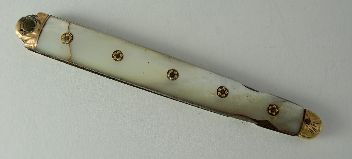Double Blade Travel Knife, Orleans Circa 1775-81-photo-4