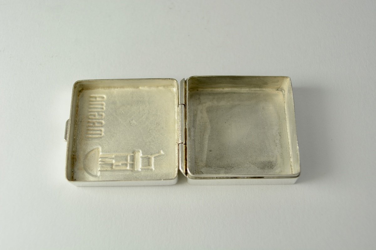 Boite/pilulier Argent 925/1000, Amérique Latin XXe Siecle -photo-5