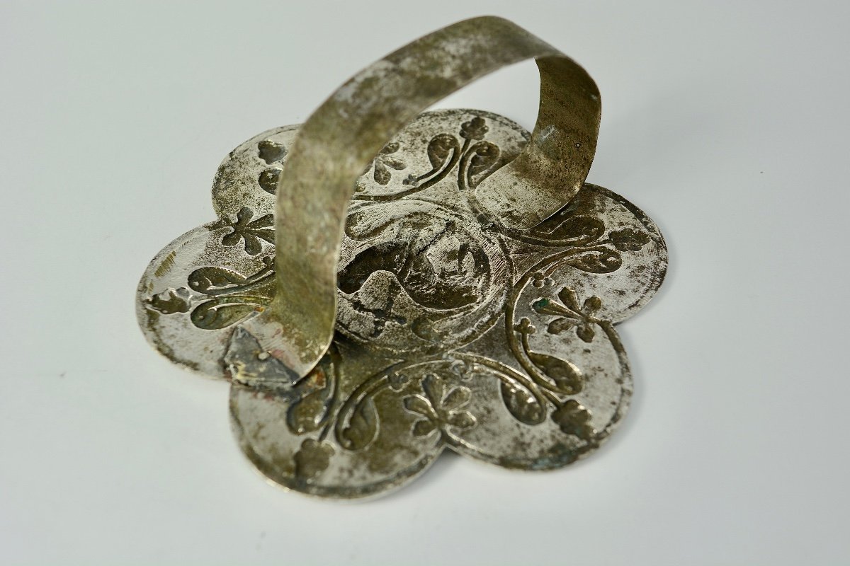 Kiss Of Peace, Silver-plated Bronze, France Circa 1800-photo-1