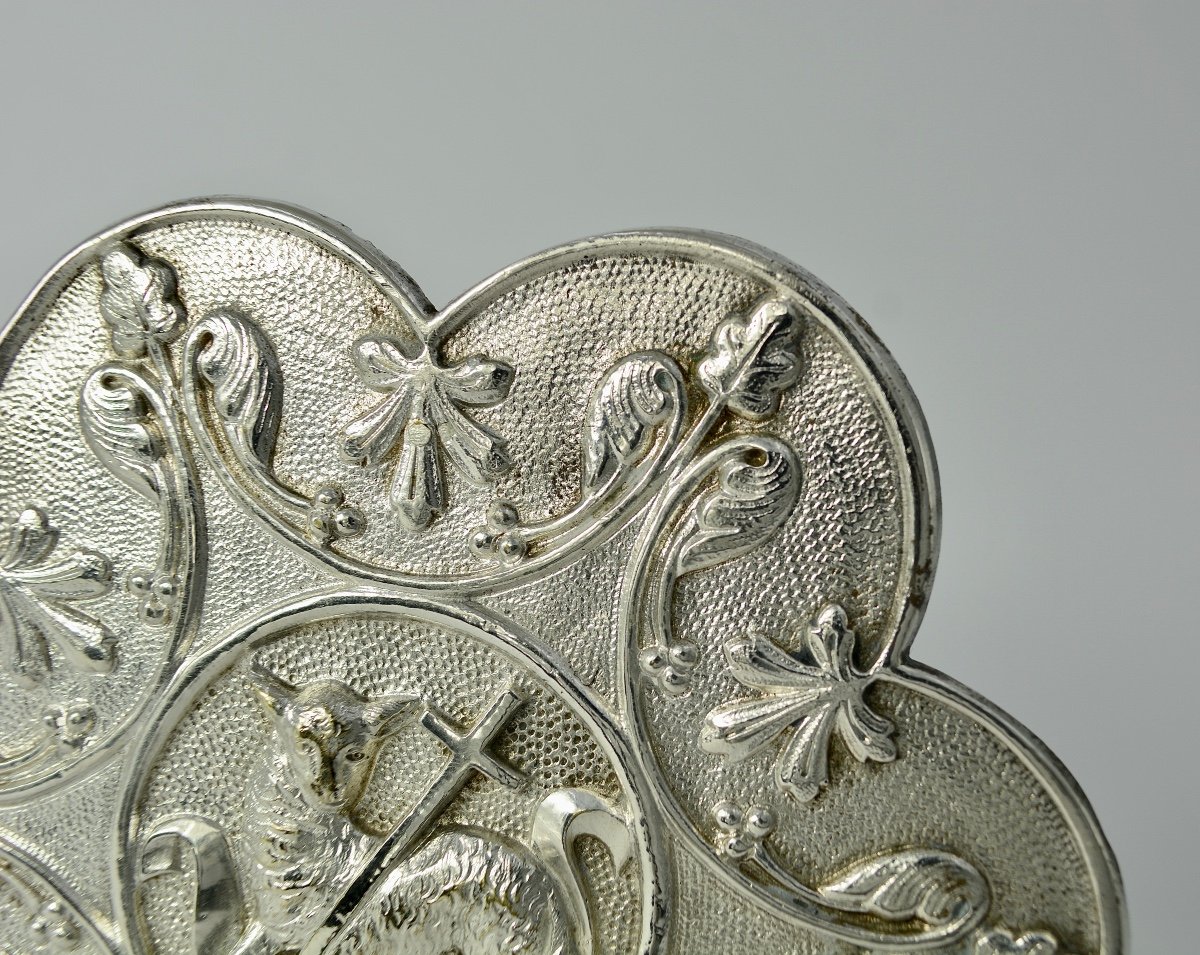 Kiss Of Peace, Silver-plated Bronze, France Circa 1800-photo-5