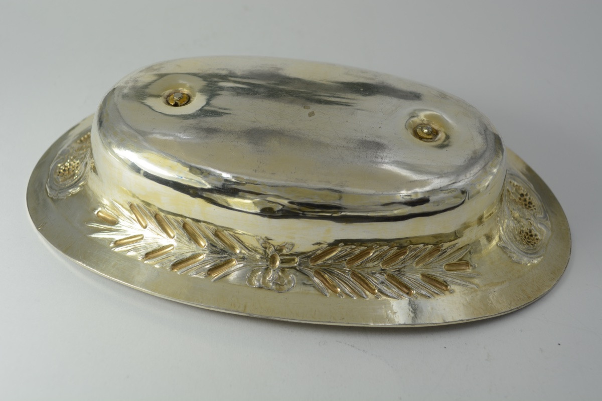 Silver-gilt Cruet Tray, France Circa 1850-photo-1