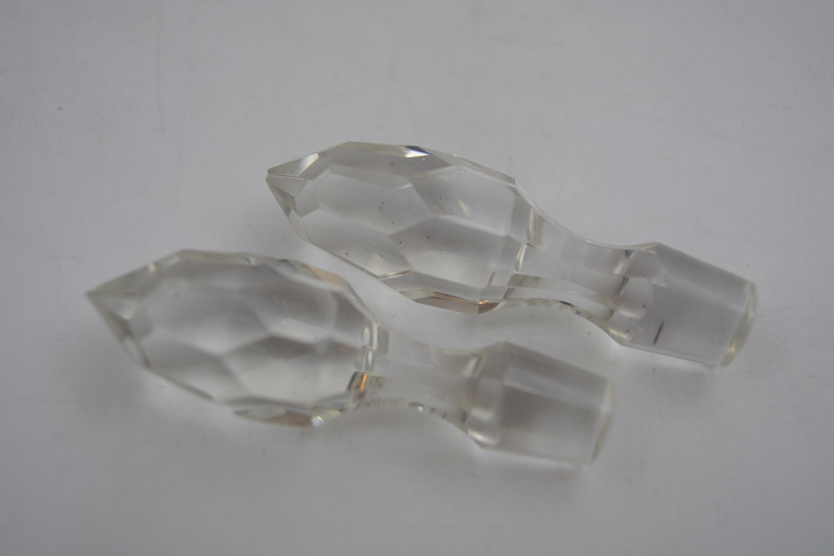 Art Deco. Pair Of French Decanters Circa 1920-photo-8