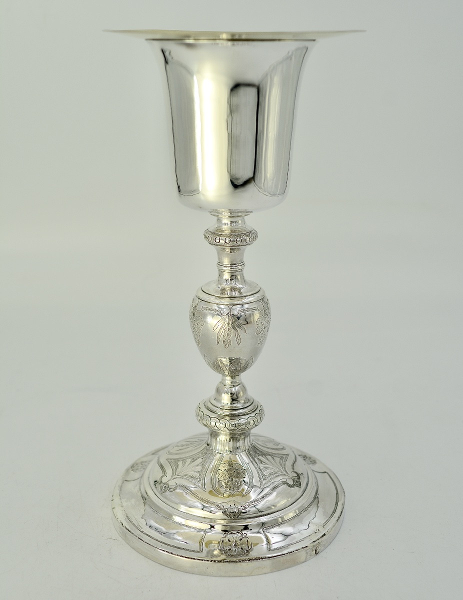 Calice En Argent , France Vers 1800-photo-4