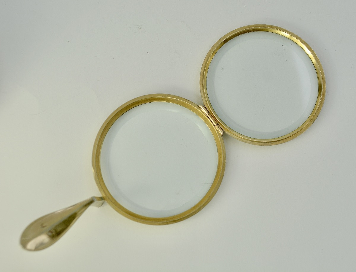 Lunule Pour Ostensoir En Argent Doré, France XIXe Siecle -photo-6