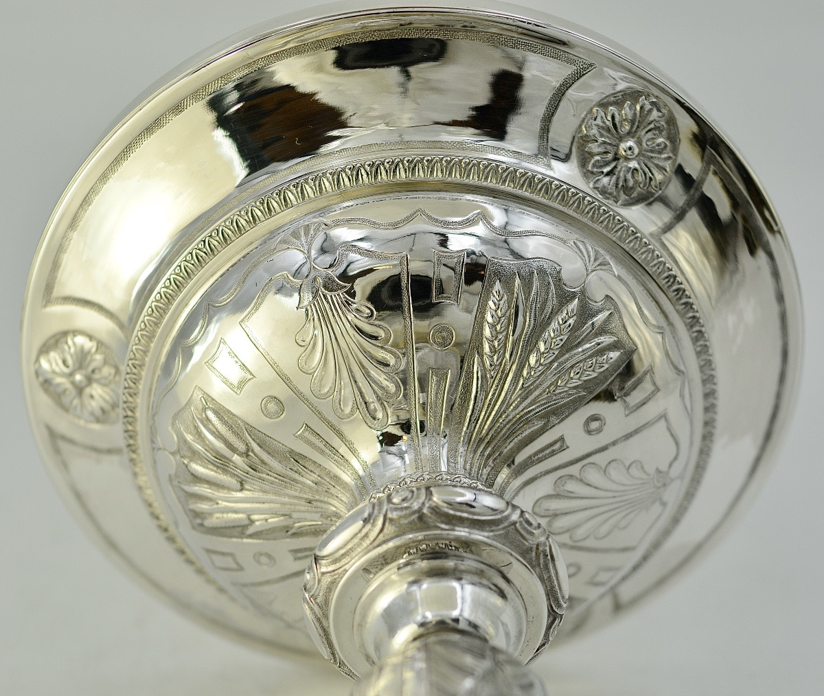 Silver Chalice And Paten, France Circa 1830 By Bertrand Paraud Goldsmith-photo-2