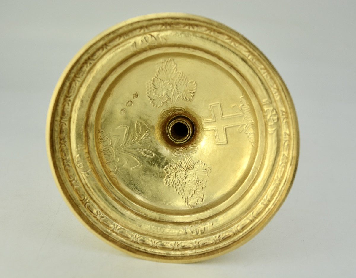 Calice En Argent Doré, France Province, Arras, Vers 1800-photo-3