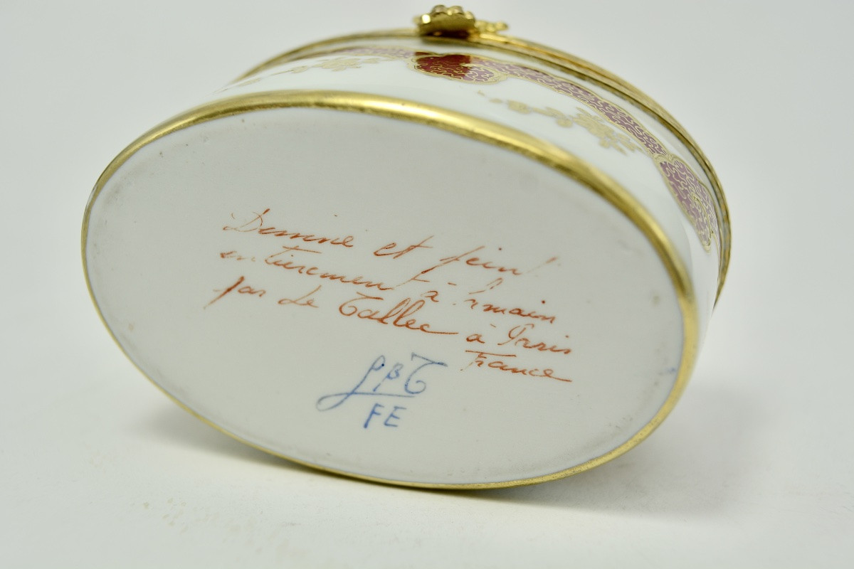 Le Tallec. Porcelain Box. Circa 1967-photo-3