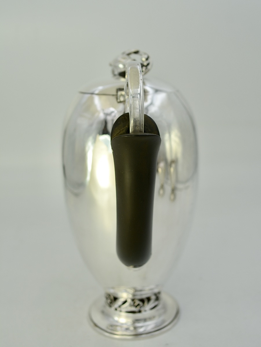 Art Nouveau. Service à Café / Thé En Argent Sterling, Amerique Du Nord Vers 1900-photo-1