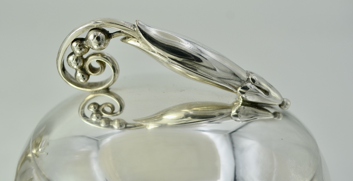 Art Nouveau. Service à Café / Thé En Argent Sterling, Amerique Du Nord Vers 1900-photo-7