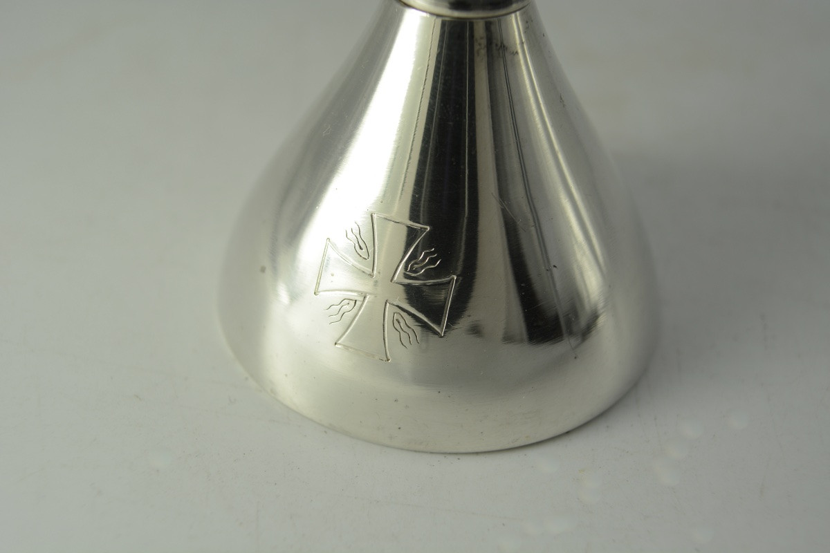 Chalice And Its Silver Paten, Art Deco-photo-2