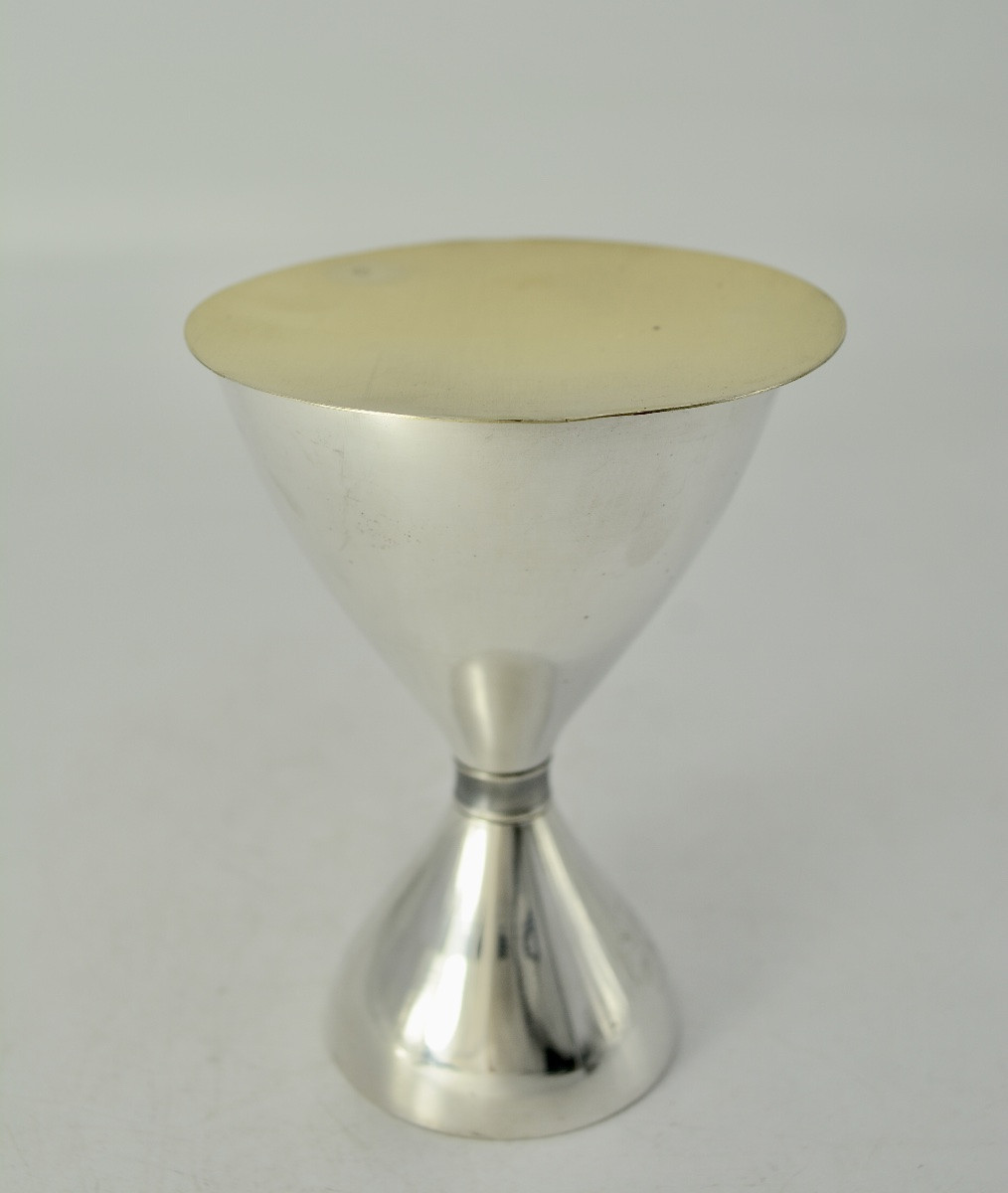 Chalice And Its Silver Paten, Art Deco-photo-5