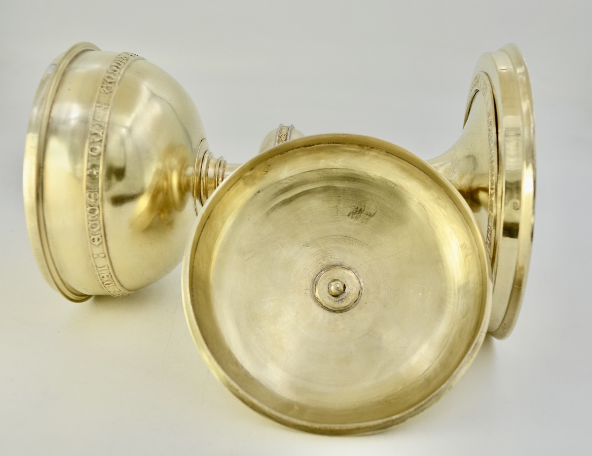 Large Ciborium, Gilded Silver, France 19th Century By Paul Brunet-photo-7