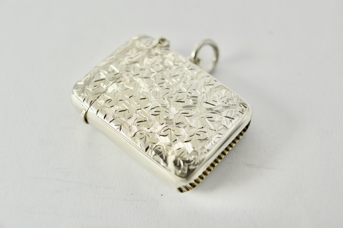 Art Nouveau. Silver Pyrogen. United Kingdom Circa 1927-photo-4
