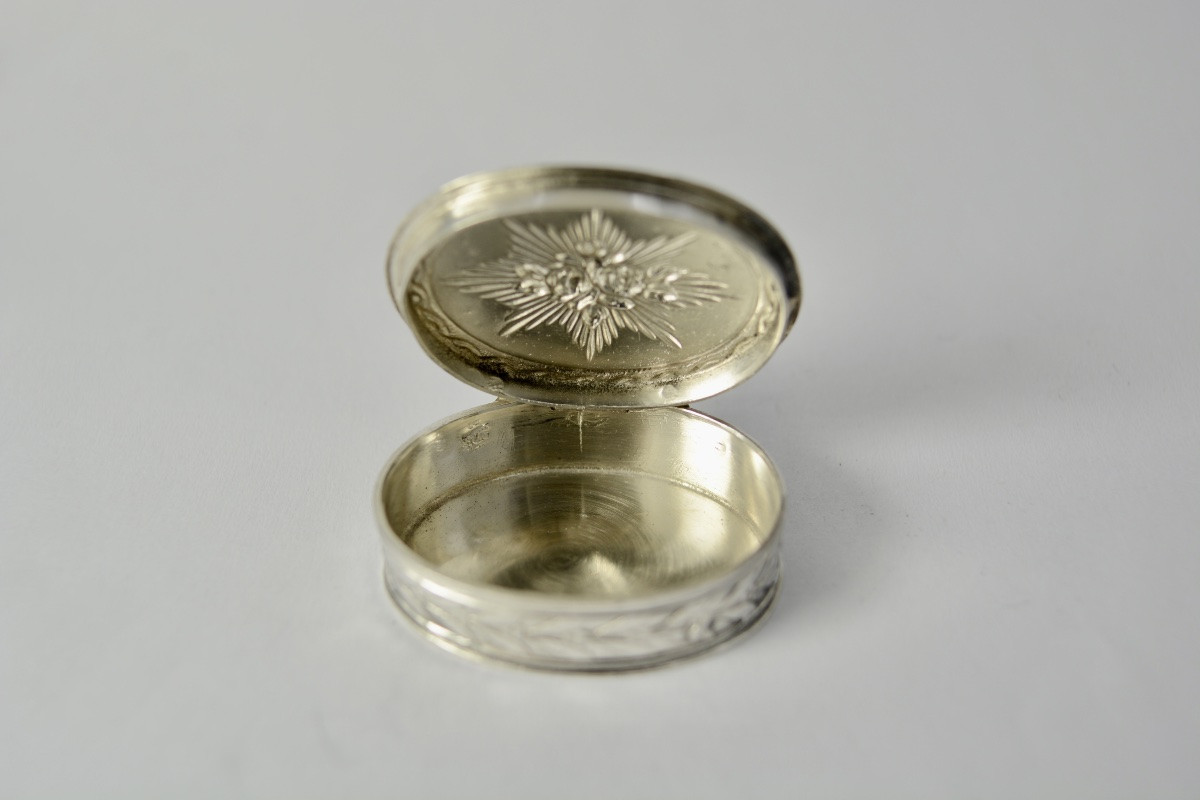 Silver Pill Box, France, Circa 1900-photo-6