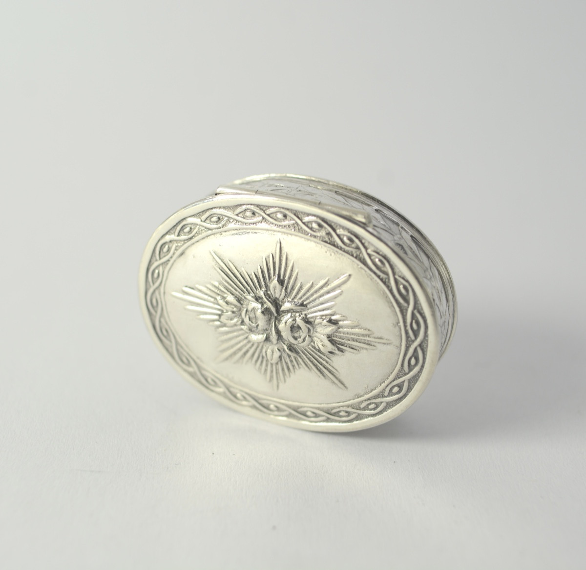 Silver Pill Box, France, Circa 1900