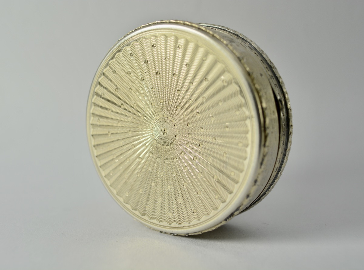 Guilloché Silver Box, France, Circa 1911-photo-2