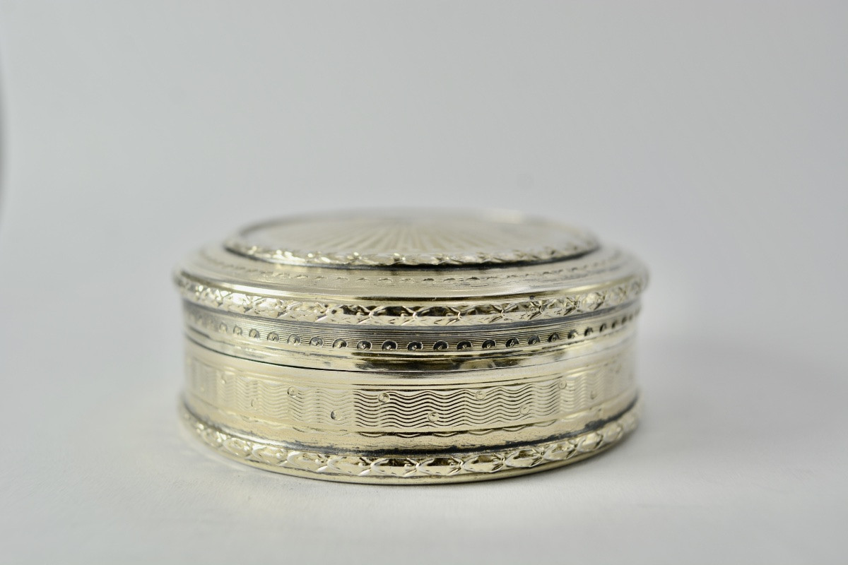 Guilloché Silver Box, France, Circa 1911-photo-5