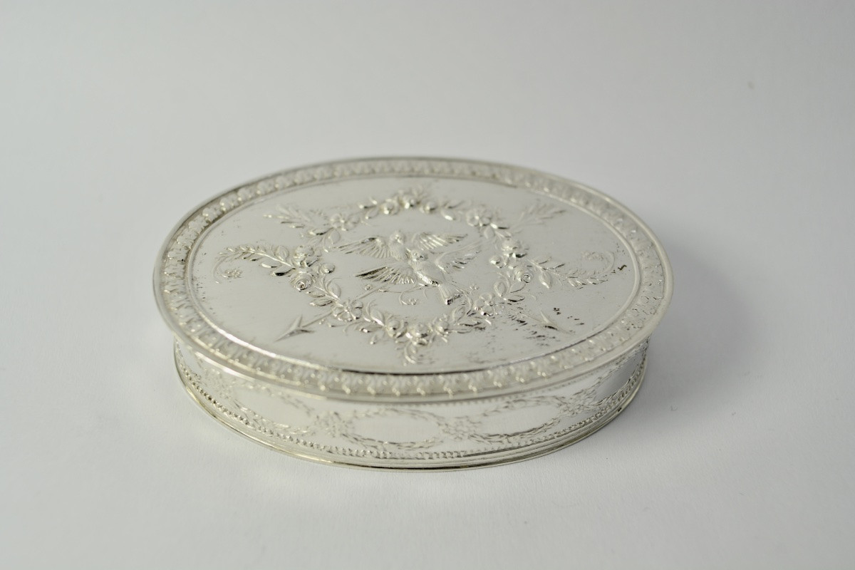 Boite en argent , France vers 1900 par Henin & co-photo-1