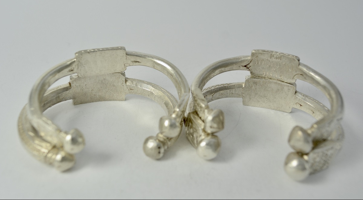 Ethnic Silver Bracelets, North Africa, 20th Century -photo-4