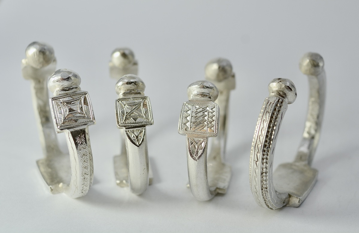 Ethnic Silver Bracelets, North Africa, 20th Century -photo-6
