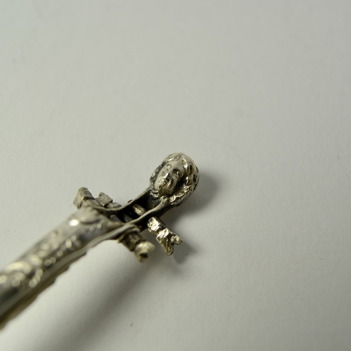 Silver Box / Snuff Box, Guitar Shape.-photo-2