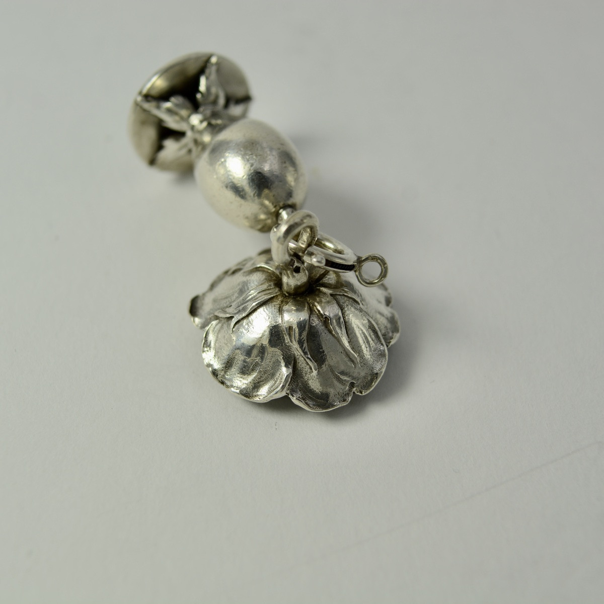 Chatelaine Element, Silver Art Nouveau Style, France Circa 1913-photo-1