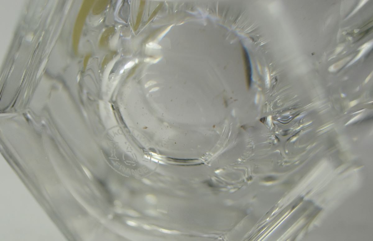 Baccarat France, Moutardier modele Harcourt. -photo-2