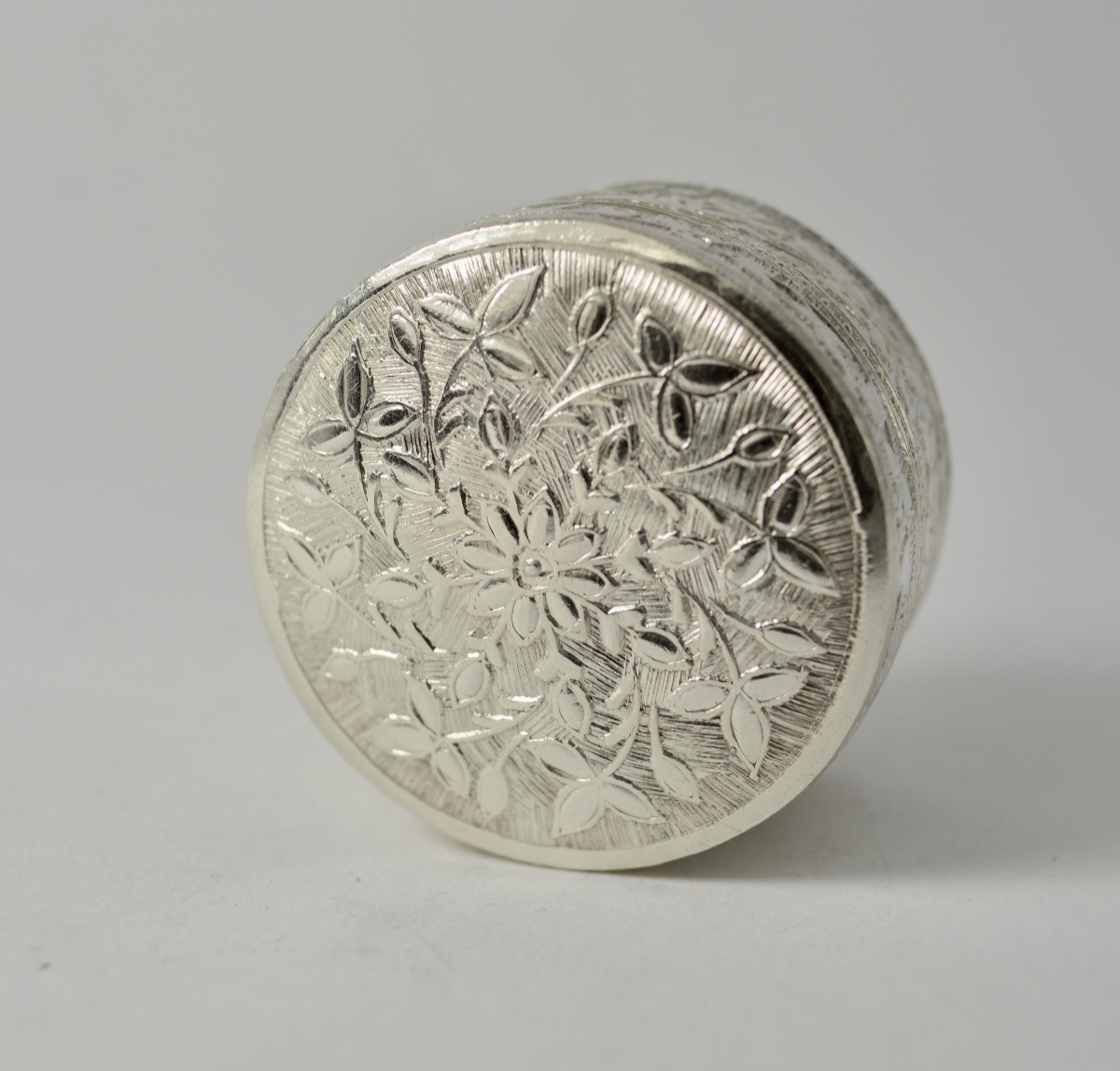 Silver Pill Box Circa 1900
