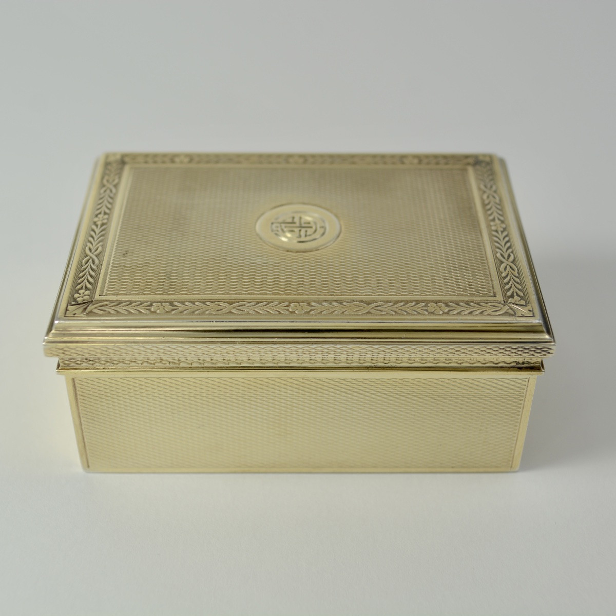 Gilded Silver Box, France Circa 1900 By Goldsmith Gustave Keller -photo-6