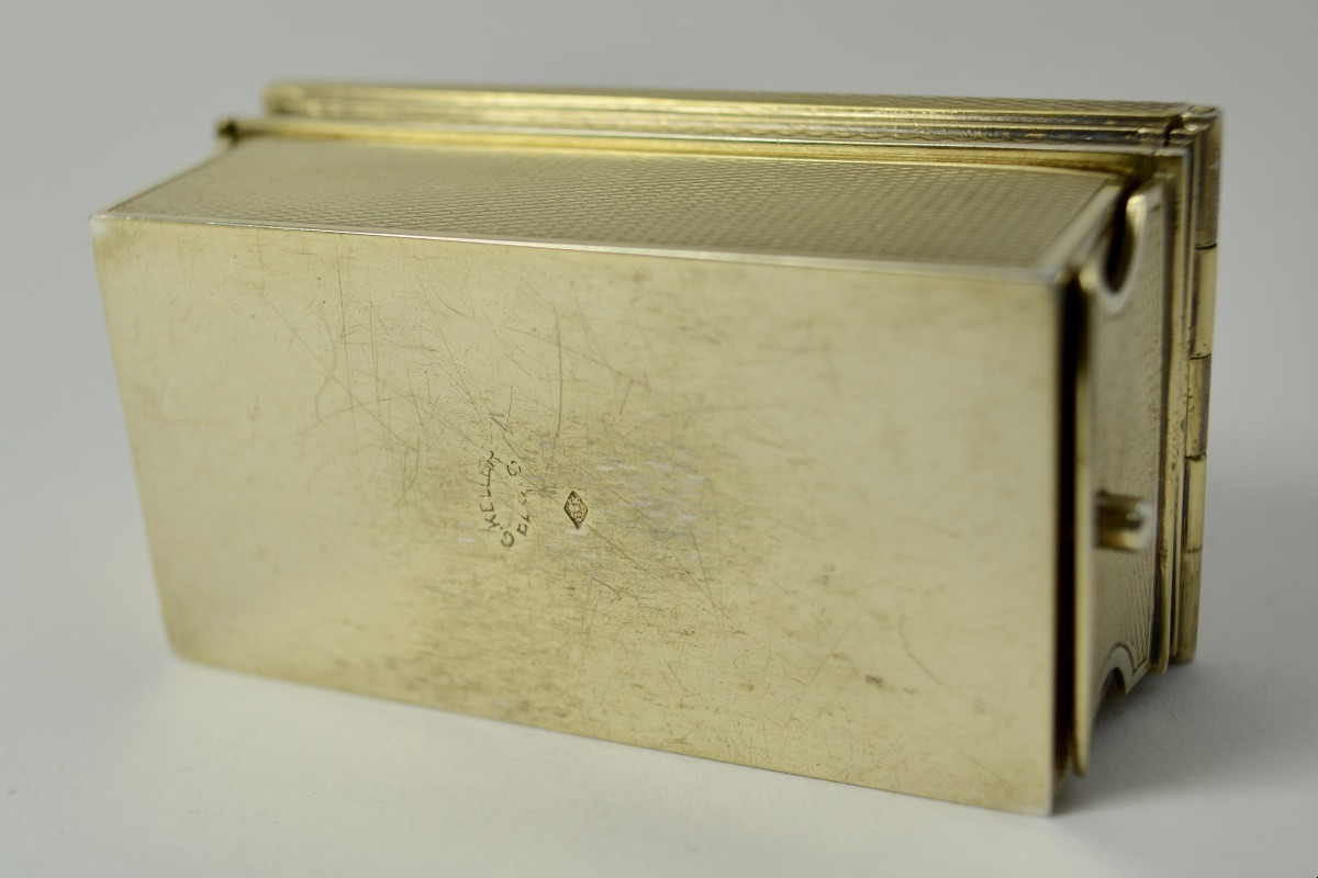 Silver-gilt Inkwell, France Circa 1900, By Goldsmith Gustave Keller -photo-6