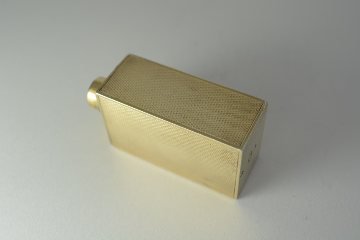 Gilt Silver Bottle, France Circa 1900, By G Keller Goldsmith-photo-4