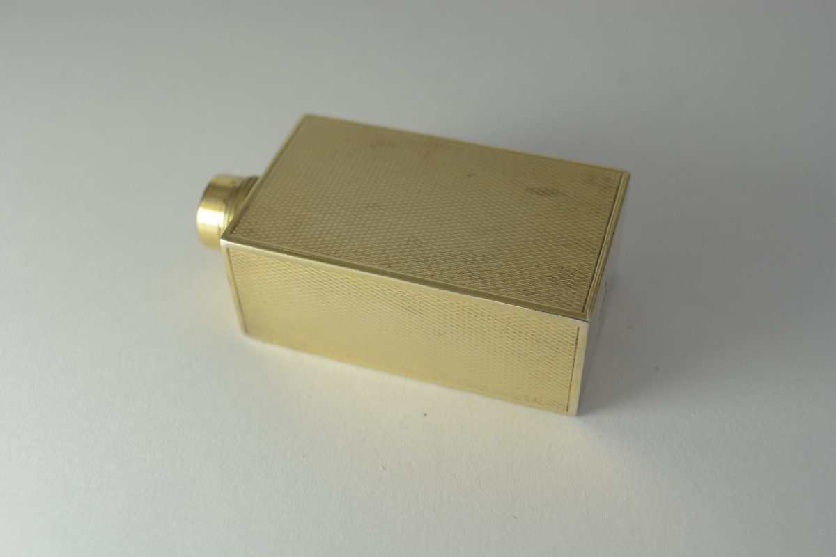 Gilt Silver Bottle, France Circa 1900, By G Keller Goldsmith-photo-5