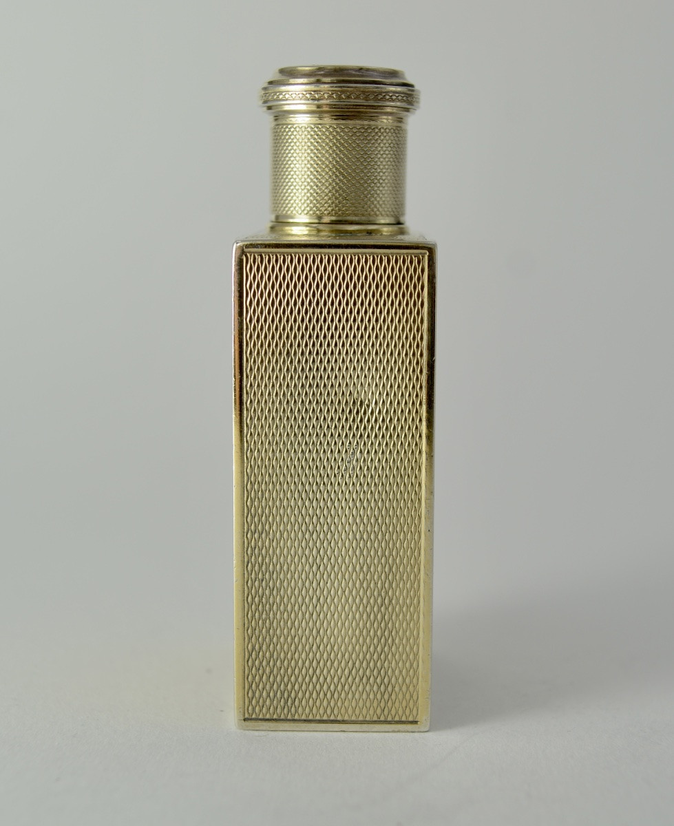 Silver-gilt Bottle, France Circa 1900, By Goldsmith Gustave Keller-photo-2