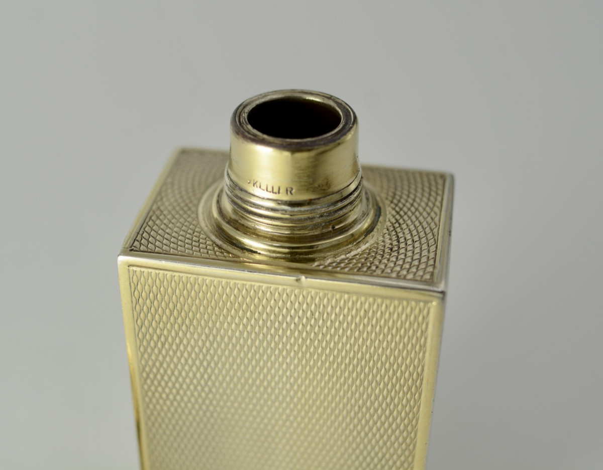 Silver-gilt Bottle, France Circa 1900, By Goldsmith Gustave Keller-photo-5
