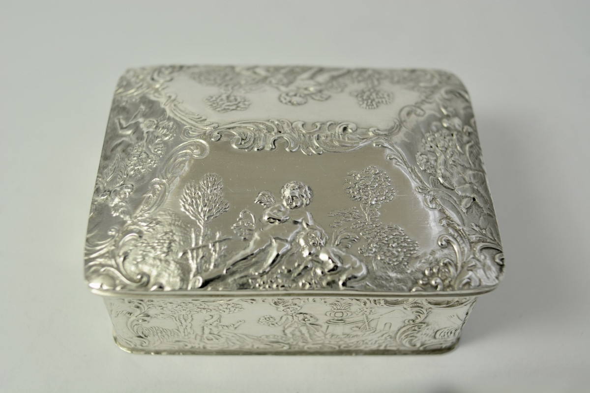 Boite en argent , Allemagne XIXeme siecle -photo-2