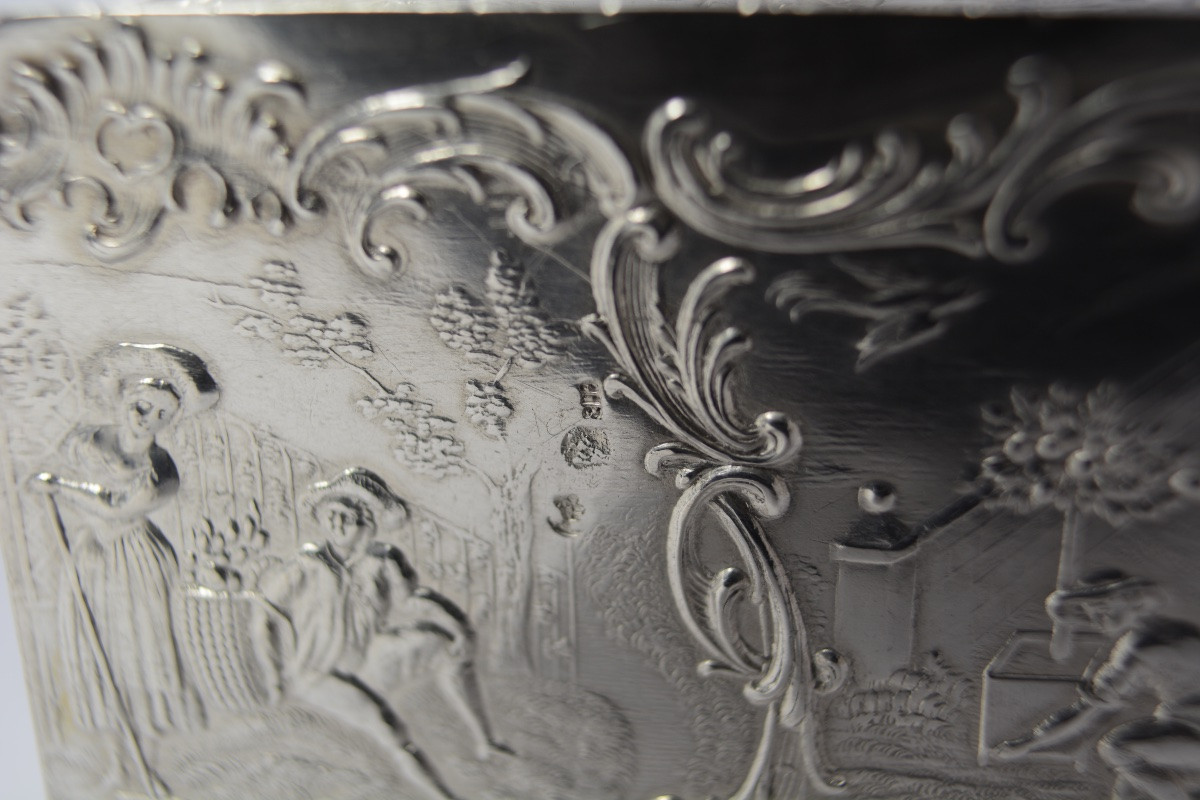 Boite en argent , Allemagne XIXeme siecle -photo-3