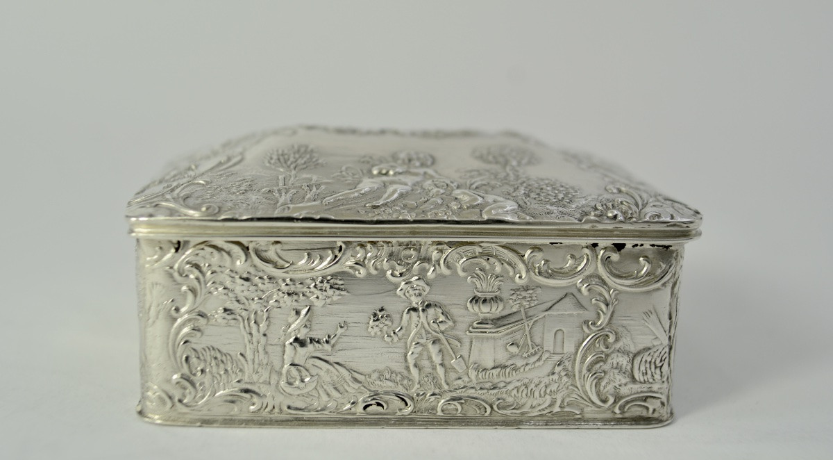 Boite en argent , Allemagne XIXeme siecle -photo-8