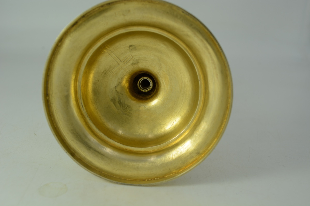 Gilt Silver Chalice, France Circa 1850, By Trioullier, Goldsmith -photo-7