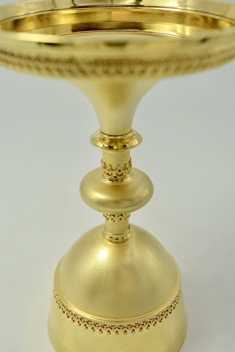 Gilt Silver Chalice And Paten, France, 19th Century, By Demarquet Brothers -photo-7