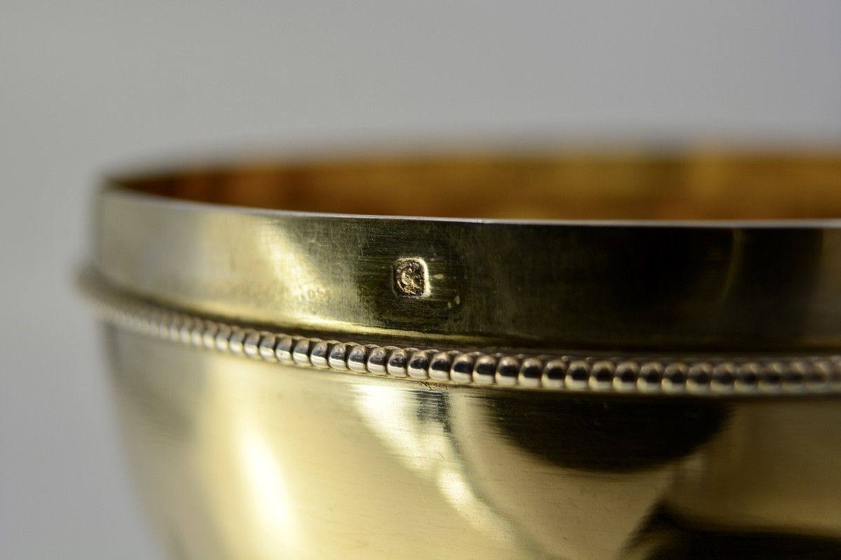 Gilt Silver Ciborium, France Circa 1900-photo-8