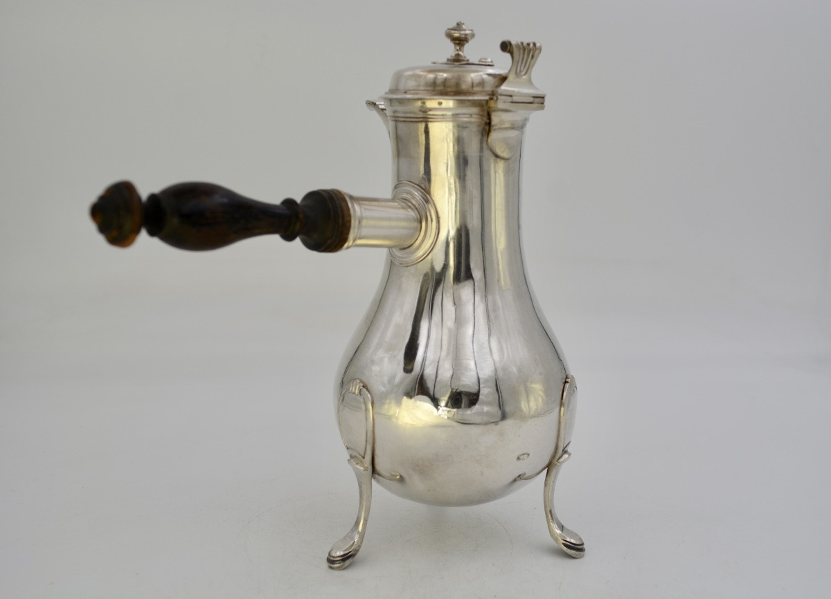 Chocolatière en argent France XVIIIeme siècle, Paris vers 1779-photo-2