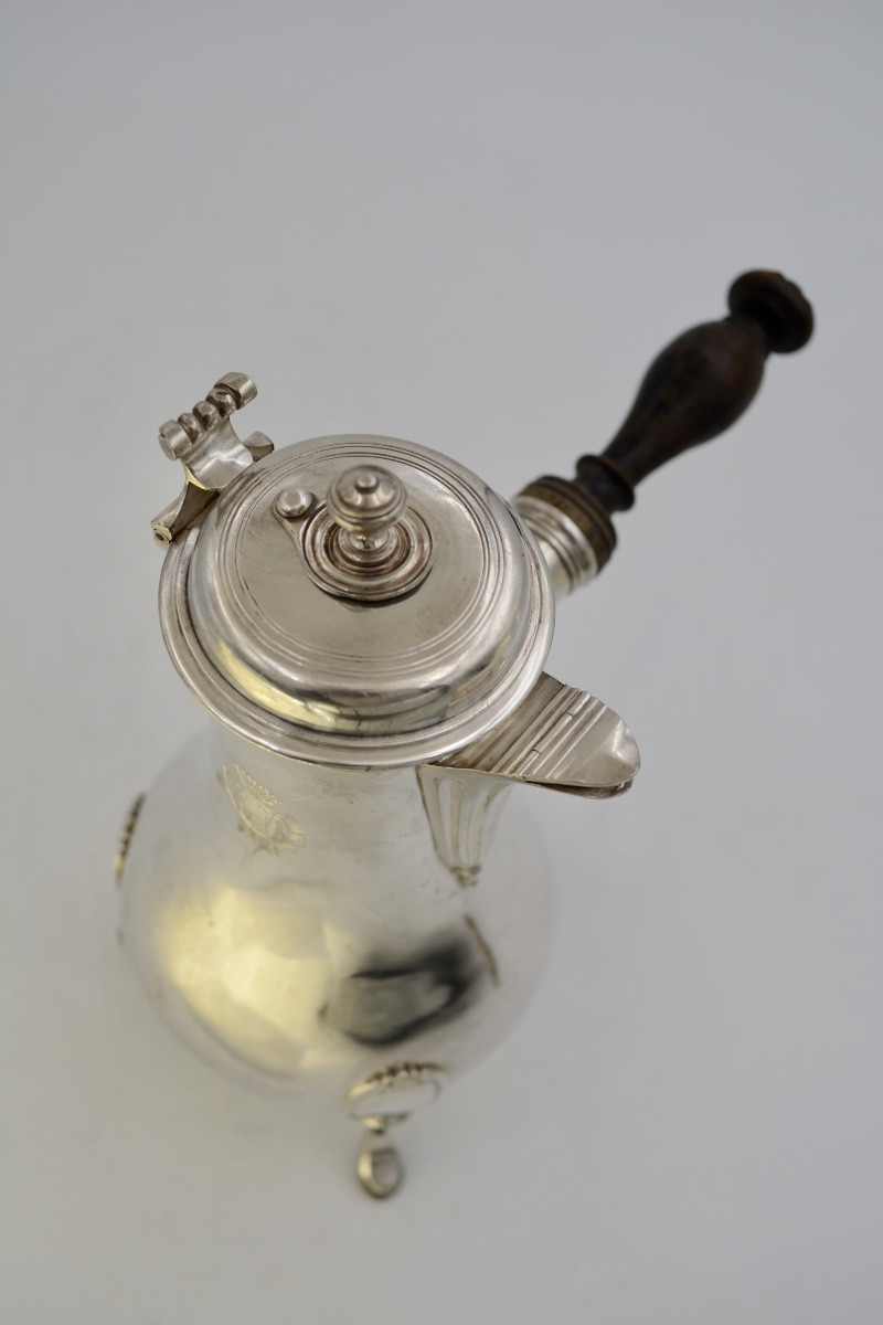 Chocolatière en argent France XVIIIeme siècle, Paris vers 1779-photo-2