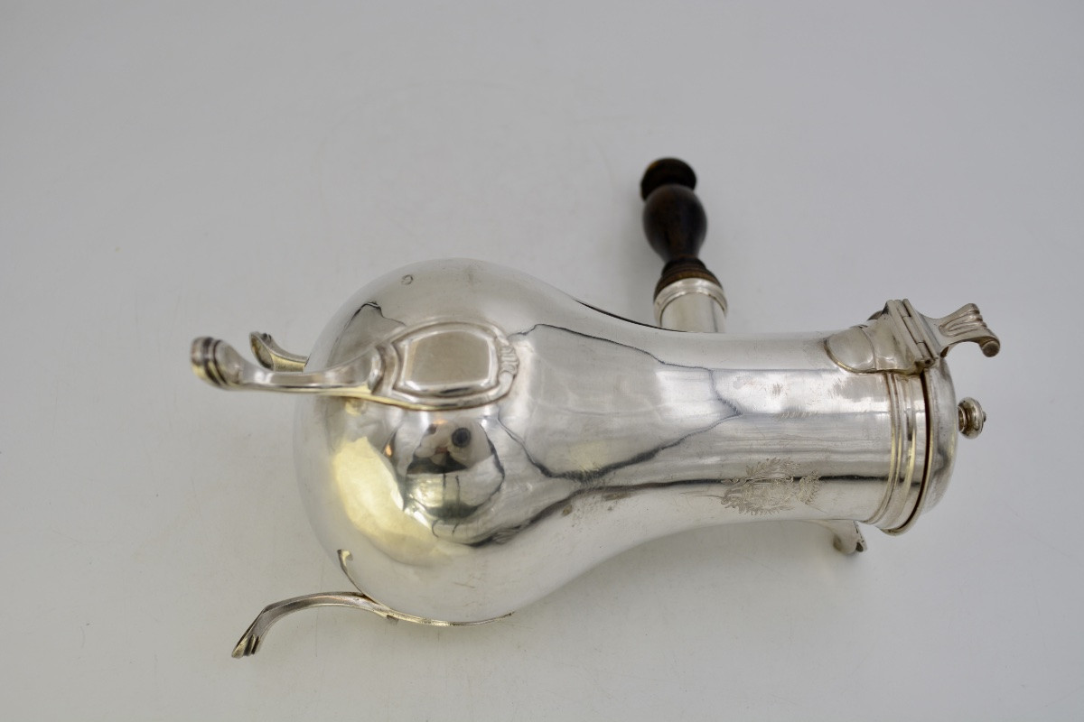 Chocolatière en argent France XVIIIeme siècle, Paris vers 1779-photo-3