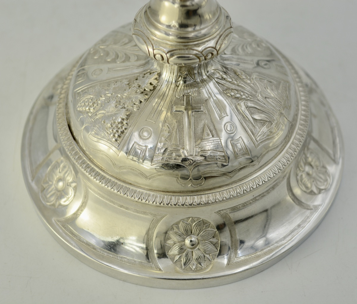 Silver Chalice, France, Early 19th Century -photo-3