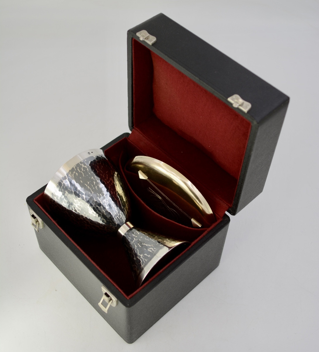 Silver Travel Chalice, France Circa 1950-photo-8