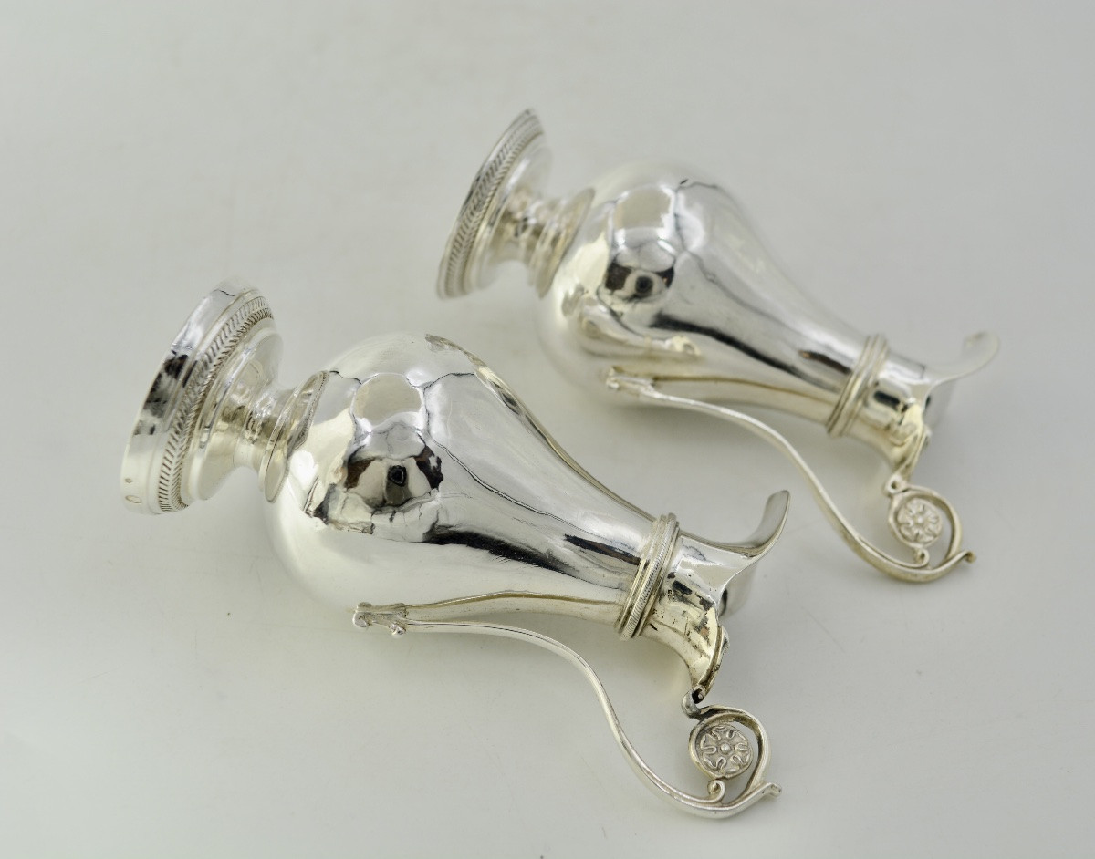 Pair Of Silver Cruets, France Circa 1819-1838 -photo-4