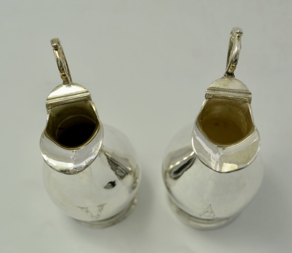 Pair Of Silver Cruets, France Circa 1819-1838 -photo-6